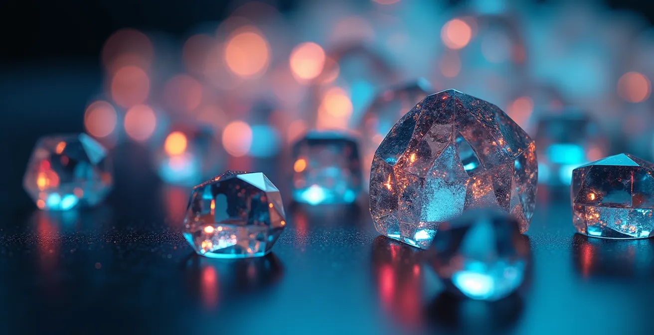 Makroaufnahme von Datenmustern zur Visualisierung ungenutzter Umsatzpotenziale