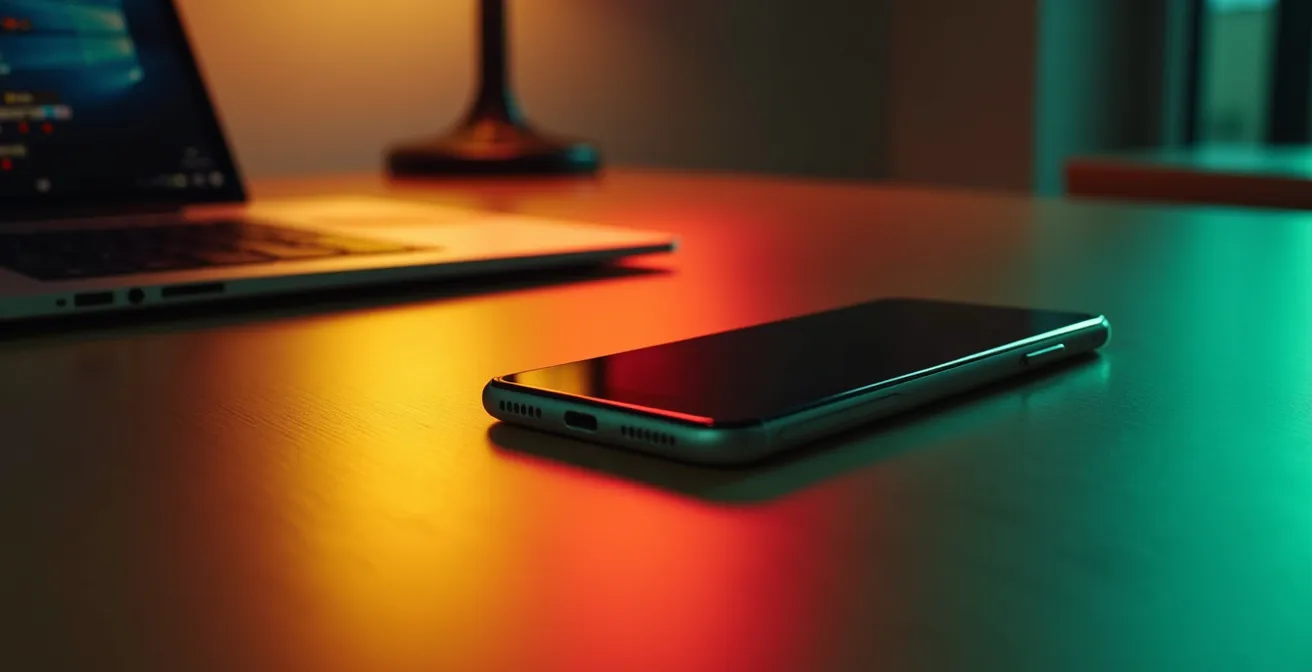 Digitales Ampelsystem zur Anzeige der Erreichbarkeit am modernen Arbeitsplatz