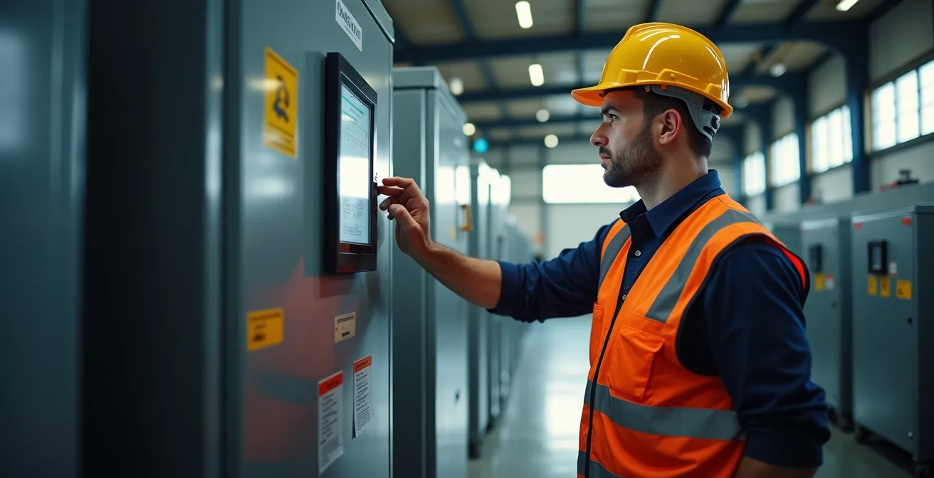 Blockheizkraftwerk mit Batteriespeicher für unterbrechungsfreie Stromversorgung