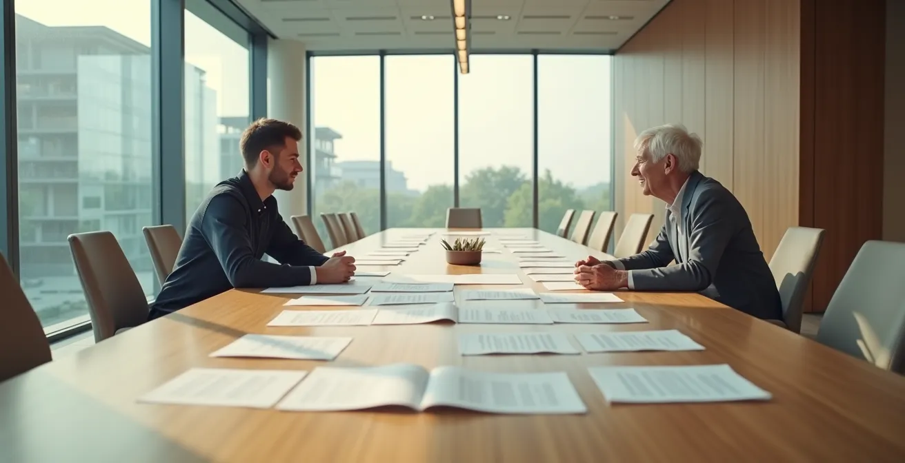 Zwei Generationen arbeiten gemeinsam an der Vereinsführung im Tandem-Modell