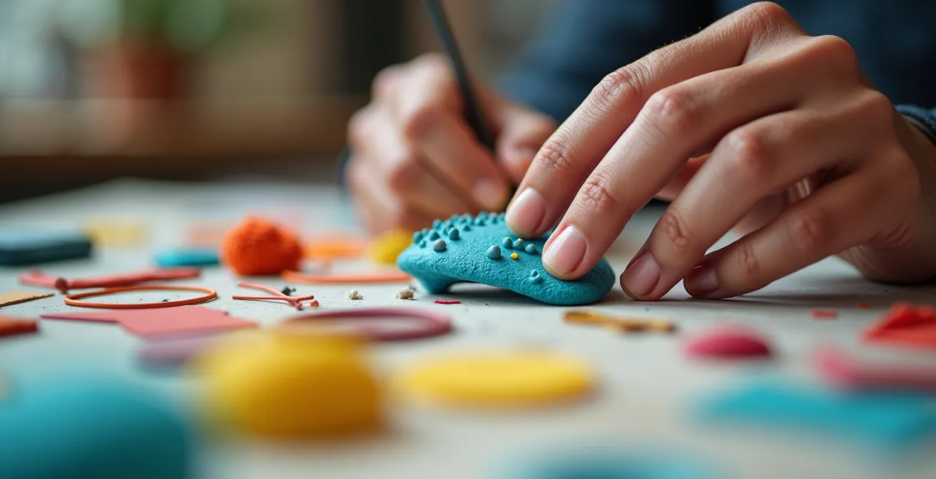 Mitarbeiter präsentiert innovative Idee vor internem Innovationsboard